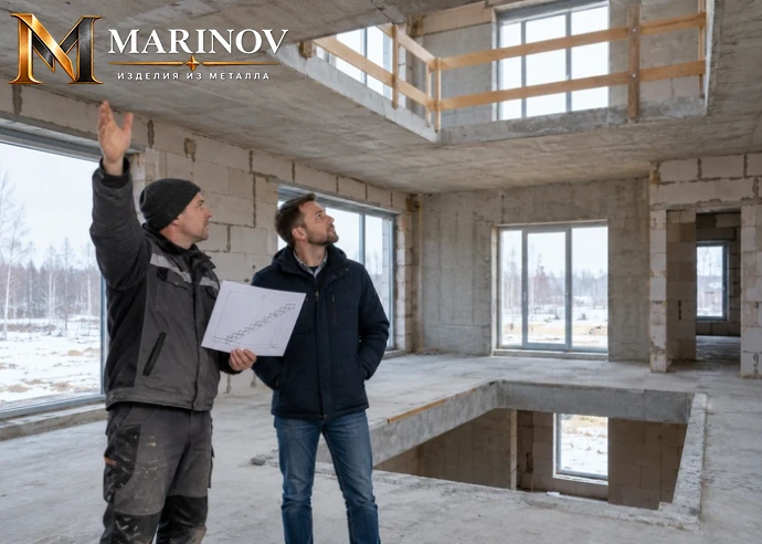 Металлическая лестница на второй этаж в Тюмени: с чего начать заказ